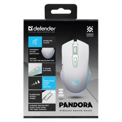 WIRELESS MOUSE DEFENDER PANDORA RF WHITE 3200dpi 7P-thumb-4