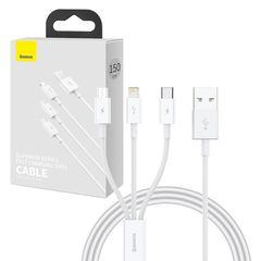 Baseus Superior Regular USB 2.0 to micro USB Cable 1m - Λευκό