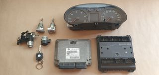 VOLKSWAGEN POLO 9N 02-09 1.4 16V BBY 036906034DD IAW4MV.DD ΣΕΤ ΕΓΚΕΦΑΛΟΣ ΚΛΕΙΔΙ IMMOBILIZER