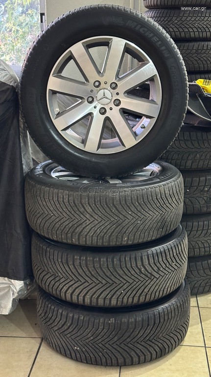 4 ΖΑΝΤΟΛΑΣΤΙΧΑ ΓΝΗΣΙΑ MERCEDES BENZ G CLASS ΜΕ ΕΛΑΣΤΙΚΑ 275/55/19 MICHELIN CROSS CLIMATE M+S ΣΕ AΨΟΓΗ ΚΑΤΑΣΤΑΣΗ