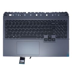 Πληκτρολόγιο - Laptop Keyboard Palmrest για Lenovo Legion 5 Pro 16ACH6H – Model/Type : 82JQ 5CB1C14956 AP1ZV000100 4H+NHM0M.E0A 6K+NHMTM.E0A US Backlight Grey ( Κωδ.40978USPALMBL )
