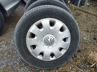 4αδα Ζαντ/ΧΑ σιδερένια VW Golf V, γνήσια 15"
