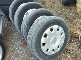 4αδα Ζαντ/ΧΑ σιδερένια VW Golf V, γνήσια 15"-thumb-1