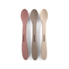 Filibabba - Silicone feeding spoons 3-pack - Rose Mix (FI-03802) / Baby and Children