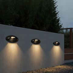 Φωτιστικό Σκαλοπατιού - Διαδρόμου LED 3W 375lm 45° AC 220-240V Αδιάβροχο IP65 Θερμό Λευκό 2700K - Lumileds SMD Chip & TÜV SÜD Driver - Μαύρο Ματ - Μ26 x Π5.5 x Υ13cm - 5 Χρόνια Εγγύηση