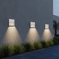 Φωτιστικό Σκαλοπατιού - Διαδρόμου LED 4W 500lm 45° AC 220-240V Αδιάβροχο IP65 Θερμό Λευκό 2700K - Lumileds SMD Chip & TÜV SÜD Driver - Λευκό Ματ - Μ15 x Π3.5 x Υ15cm - 5 Χρόνια Εγγύηση