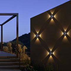 Φωτιστικό Τοίχου - Απλίκα LED 8W 840lm 15° AC 220-240V Αδιάβροχο IP65 Θερμό Λευκό 2700K - Lumileds COB Chip & TÜV SÜD Driver - Γκρι Ανθρακί Ματ - Μ13 x Π5.5 x Υ13cm - 5 Χρόνια Εγγύηση