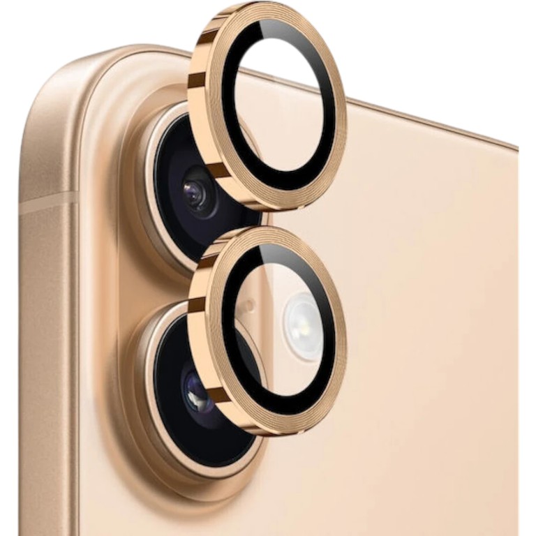 Camera Lens Protector Tempered Glass for iPhone 17 Gold