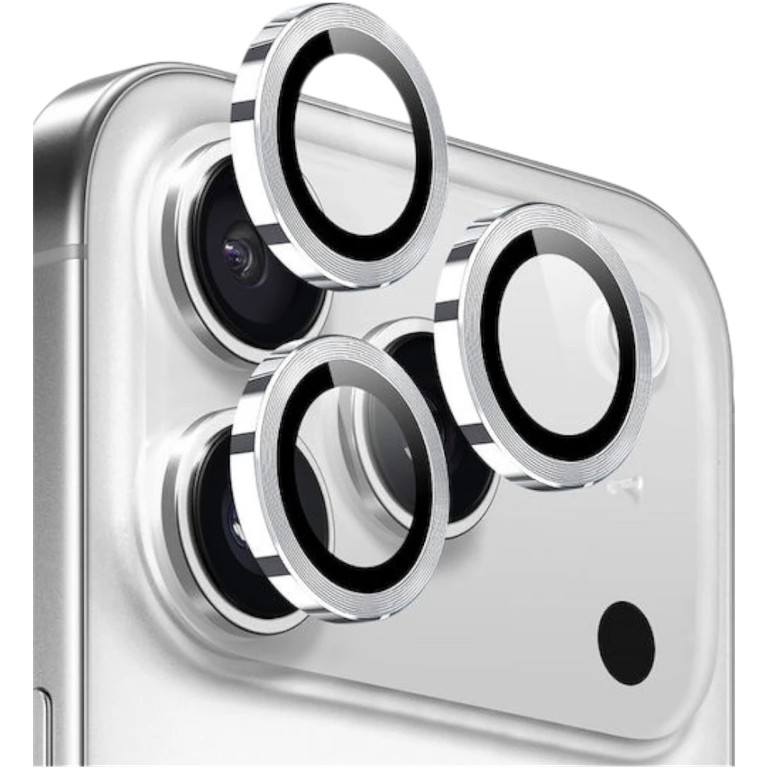 Camera Lens Protector Tempered Glass for iPhone 17 Pro / 17 Pro Max Silver