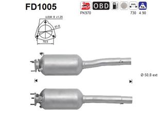 DPF - Φίλτρο Μικροσωματιδίων Fiat Doblo Type 119 / 223 1.3 Multijet 2005>