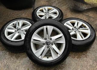 ΖΑΝΤΟΛΑΣΤΙΧΑ 16” GROUP VAG (GOLF 8) 7x16 5x112 ΜΕ ΕΛΑΣΤΙΚΑ 205/55-16 SEMPERIT(DOT1225)