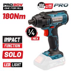BORMANN Pro BBP3300 Παλμικό Κατσαβίδι Μπαταρίας 20V Li-Ion 180Nm έκδοση SOLO ( 027607 )