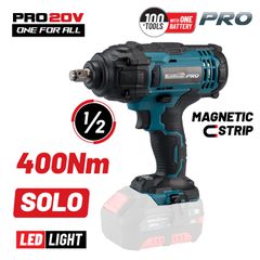 BORMANN Pro BBP5100 Μπουλονόκλειδο Μπαταρίας Ρυθμιζόμενο 1/2'' 20V Li-Ion 400Nm έκδοση SOLO ( 032717 )