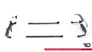 Σετ από prepreg carbon splitters V.2 BMW X7 M-Pack G07 Facelift-thumb-11