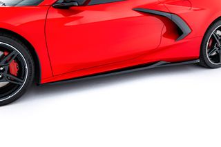 Set of Splitters Chevrolet Corvette C8-thumb-11
