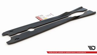 Set of Splitters Chevrolet Corvette C8-thumb-4