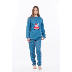 Mei Παιδικό Unisex Πυτζαμάκι Βαμβακερό Santa Christmas