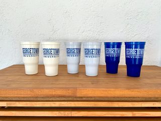 6 GEORGETOWN University Tumblers Ψηλά Ποτήρια 18cm 900ml