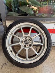 OZ RACING ALLEGGERITA HLT STAR SILVER ΙΤΑΛΙΑΣ 18X8 ΖΑΝΤΕΣ μαζί με λάστιχα 235/40/18 XL