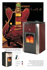 Σόμπα Λέβητας Πέλλετ 30 KW - Ισπανικός -Ecoforest Hidrocopper Super