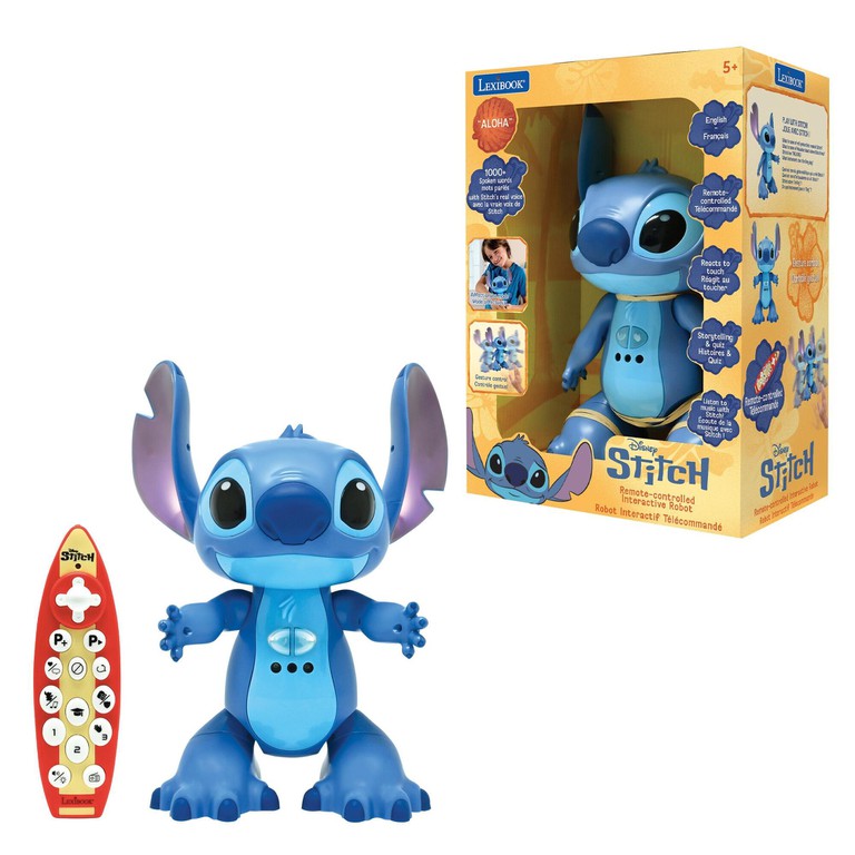 Lexibook - Interactive remote-controlled Stitch w. Real Voice (EN