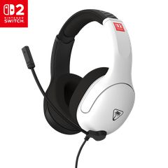 Turtle Beach - Airlite Fit Headset Black & White - Nintendo Switch 2 / Nintendo Switch 2