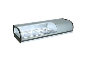INOXWEB 2027-Dynamic GN-42 Sushi bar ψυχόμενη επιτραπέζια βιτρίνα με 4 θέσεις ICS-300.0915