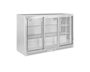 INOXWEB 2026-Dynamic GN-320LS Ψυγείο Back Bar Cooler Inox με 3 συρόμενες πόρτες ICS-300.0909