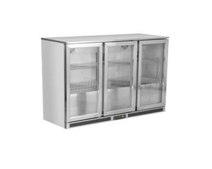INOXWEB 2027-Dynamic GN-320L Ψυγείο Back Bar Cooler Inox με 3 ανοιγόμενες πόρτες ICS-300.0908