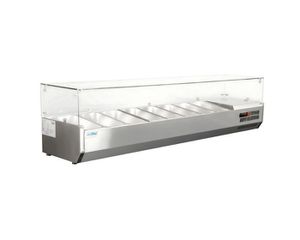 INOXWEB 2026-Dynamic GN-1830SB Salad bar ψυχόμενη επιτραπέζια βιτρίνα 82Lt με 8 θέσεις ICS-300.0935