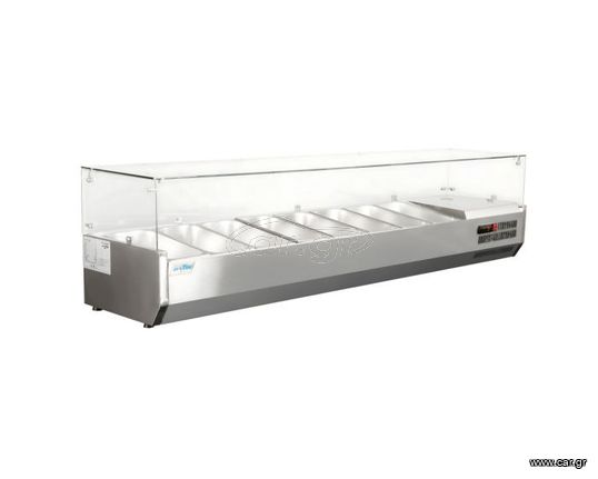 INOXWEB 2026-Dynamic GN-1830SB Salad bar ψυχόμενη επιτραπέζια βιτρίνα 82Lt με 8 θέσεις ICS-300.0935
