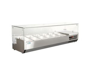 INOXWEB 2026-Dynamic GN-1480SB Salad bar ψυχόμενη επιτραπέζια βιτρίνα 62Lt με 6 θέσεις ICS-300.0933