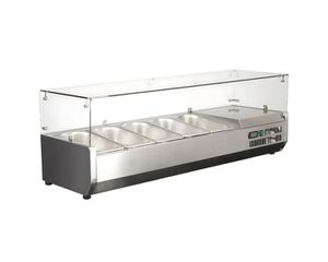 INOXWEB 2026-Dynamic GN-1305SB Salad bar ψυχόμενη επιτραπέζια βιτρίνα 52Lt με 5 θέσεις ICS-300.0932