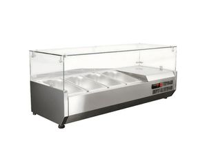 INOXWEB 2026-Dynamic GN-1130SB Salad bar ψυχόμενη επιτραπέζια βιτρίνα 42Lt με 4 θέσεις ICS-300.0931
