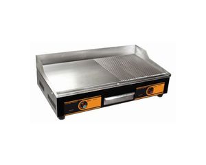 INOXWEB 2026-VEG-836 Πλατώ ψησίματος διπλό-επιφάνεια ραβδωτή Dynamic ICS-300.0603