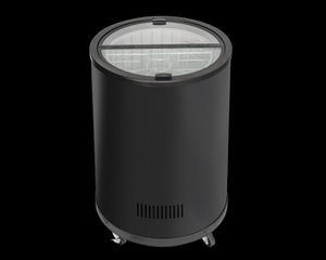 INOXWEB 2026-Ψυγείο αναψυκτικών HP 80 με γυάλινο καπάκι 80lt CH-HP 80