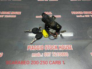 ΚΛΕΙΔΑΡΙΑ ΚΑΙ ΚΛΕΙΔΙ APRILIA SCARABEO 200-250 CARB ΣΕ ΑΡΙΣΤΗ ΚΑΤΑΣΤΑΣΗ!! PIAGGIO STOCK HOUSE! ΝΟ.1 ΣΕ ΟΛΗ ΤΗΝ ΕΛΛΑΔΑ!!
