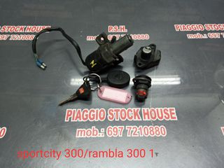 ΚΛΕΙΔΑΡΙΑ ΚΑΙ ΚΛΕΙΔΙ APRILIA SPORTCITY 300-DERBI RAMBLA 300 ΣΕ ΑΡΙΣΤΗ ΚΑΤΑΣΤΑΣΗ!! PIAGGIO STOCK HOUSE! ΝΟ.1 ΣΕ ΟΛΗ ΤΗΝ ΕΛΛΑΔΑ!!