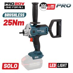 BORMANN Pro BBP5340 Δονητής Μπετού Μπαταρίας Brushless 20V Li-Ion 25Nm έκδοση SOLO ( 073888 )