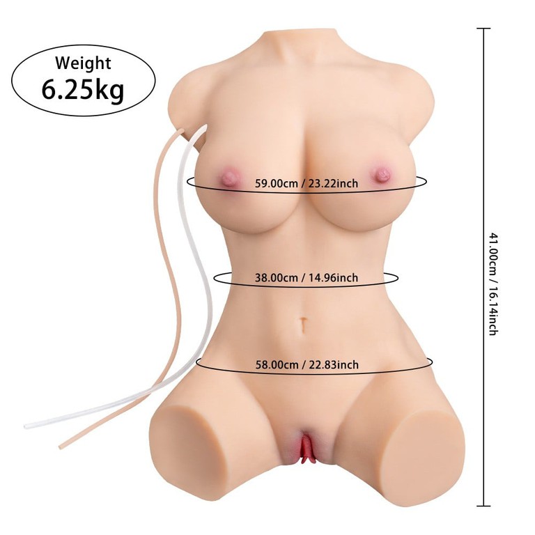 Merida Masturbator Female torso Doll