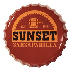 FALLOUT - Sunset Sarsaparilla Bottle Cap - Tin Sign-thumb-0
