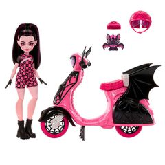 Monster High Draculaura + Scooter doll-thumb-2
