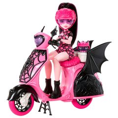 Monster High Draculaura + Scooter doll-thumb-1