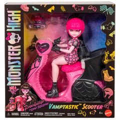 Monster High Draculaura + Scooter doll-thumb-4