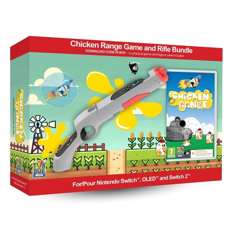 Chicken Range Game - (Code in Box) with Rifle Bundle / Nintendo Switch