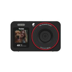 Rollei - Compactline Dual Screen Digital Camera - 64 MP - 4K / Electronics
