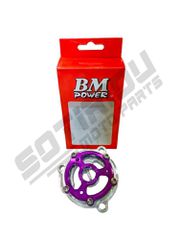 ΚΑΠΑΚΙ ΦΙΛΤΡΟΥ ΛΑΔΙΟΥ YAMAHA CRYPTON X 135 BM POWER CNC ΔΙΑΦΑΝΟ ΜΩΒ