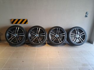 BMW original  m line  ΜΕ ΕΛΑΣΤΙΚΑ 7.5x18 & 8x18