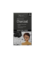 Ταινίες Καθαρισμού Πόρων Μύτης Με Ενεργό Άνθρακα Beauty Formulas 6 τμχ