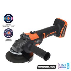 Τροχός Γωνιακός Επαναφορτιζόμενος KRAUSMANN U87520-00B 20V Φ125 BRUSHLESS MOTOR Χωρίς Μπαταρία & Φορτιστή